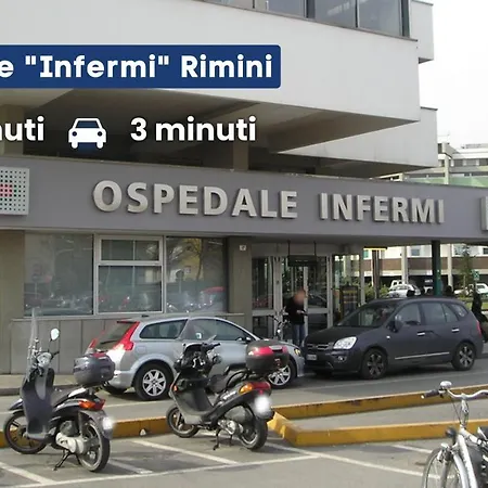 Rimini - 200Mt Dal Mare Moderno Appartamento Con Ampio Giardino-3